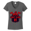 Ladies Heavy Cotton ™ 100% Cotton V Neck T Shirt Thumbnail