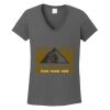 Ladies Heavy Cotton ™ 100% Cotton V Neck T Shirt Thumbnail