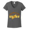 Ladies Heavy Cotton ™ 100% Cotton V Neck T Shirt Thumbnail