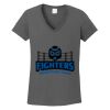 Ladies Heavy Cotton ™ 100% Cotton V Neck T Shirt Thumbnail