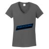Ladies Heavy Cotton ™ 100% Cotton V Neck T Shirt Thumbnail