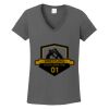Ladies Heavy Cotton ™ 100% Cotton V Neck T Shirt Thumbnail