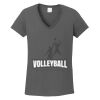 Ladies Heavy Cotton ™ 100% Cotton V Neck T Shirt Thumbnail