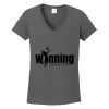 Ladies Heavy Cotton ™ 100% Cotton V Neck T Shirt Thumbnail