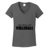 Ladies Heavy Cotton ™ 100% Cotton V Neck T Shirt Thumbnail