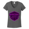 Ladies Heavy Cotton ™ 100% Cotton V Neck T Shirt Thumbnail