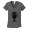 Ladies Heavy Cotton ™ 100% Cotton V Neck T Shirt Thumbnail