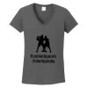 Ladies Heavy Cotton ™ 100% Cotton V Neck T Shirt Thumbnail