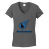 Ladies Heavy Cotton ™ 100% Cotton V Neck T Shirt Thumbnail