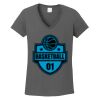 Ladies Heavy Cotton ™ 100% Cotton V Neck T Shirt Thumbnail