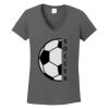 Ladies Heavy Cotton ™ 100% Cotton V Neck T Shirt Thumbnail