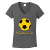 Ladies Heavy Cotton ™ 100% Cotton V Neck T Shirt Thumbnail