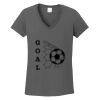 Ladies Heavy Cotton ™ 100% Cotton V Neck T Shirt Thumbnail