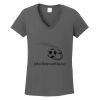 Ladies Heavy Cotton ™ 100% Cotton V Neck T Shirt Thumbnail