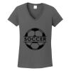Ladies Heavy Cotton ™ 100% Cotton V Neck T Shirt Thumbnail