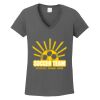 Ladies Heavy Cotton ™ 100% Cotton V Neck T Shirt Thumbnail