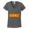 Ladies Heavy Cotton ™ 100% Cotton V Neck T Shirt Thumbnail