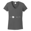 Ladies Heavy Cotton ™ 100% Cotton V Neck T Shirt Thumbnail