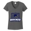 Ladies Heavy Cotton ™ 100% Cotton V Neck T Shirt Thumbnail