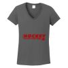Ladies Heavy Cotton ™ 100% Cotton V Neck T Shirt Thumbnail