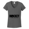 Ladies Heavy Cotton ™ 100% Cotton V Neck T Shirt Thumbnail