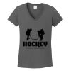 Ladies Heavy Cotton ™ 100% Cotton V Neck T Shirt Thumbnail