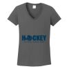 Ladies Heavy Cotton ™ 100% Cotton V Neck T Shirt Thumbnail