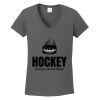 Ladies Heavy Cotton ™ 100% Cotton V Neck T Shirt Thumbnail