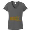 Ladies Heavy Cotton ™ 100% Cotton V Neck T Shirt Thumbnail