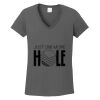 Ladies Heavy Cotton ™ 100% Cotton V Neck T Shirt Thumbnail