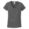 Ladies Heavy Cotton ™ 100% Cotton V Neck T Shirt Thumbnail