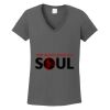 Ladies Heavy Cotton ™ 100% Cotton V Neck T Shirt Thumbnail