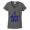 Ladies Heavy Cotton ™ 100% Cotton V Neck T Shirt Thumbnail