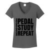 Ladies Heavy Cotton ™ 100% Cotton V Neck T Shirt Thumbnail