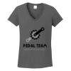 Ladies Heavy Cotton ™ 100% Cotton V Neck T Shirt Thumbnail