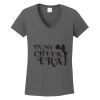 Ladies Heavy Cotton ™ 100% Cotton V Neck T Shirt Thumbnail