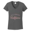 Ladies Heavy Cotton ™ 100% Cotton V Neck T Shirt Thumbnail