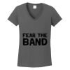 Ladies Heavy Cotton ™ 100% Cotton V Neck T Shirt Thumbnail