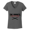 Ladies Heavy Cotton ™ 100% Cotton V Neck T Shirt Thumbnail