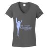 Ladies Heavy Cotton ™ 100% Cotton V Neck T Shirt Thumbnail