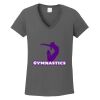 Ladies Heavy Cotton ™ 100% Cotton V Neck T Shirt Thumbnail