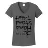 Ladies Heavy Cotton ™ 100% Cotton V Neck T Shirt Thumbnail